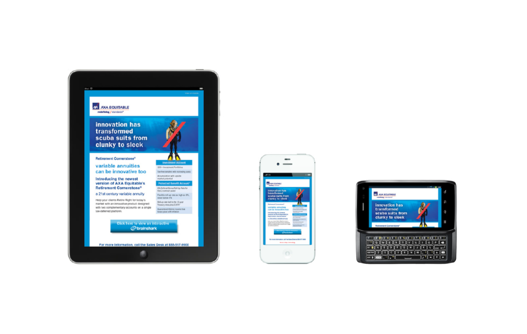 HTML E-mail – Financial Marketing Materials