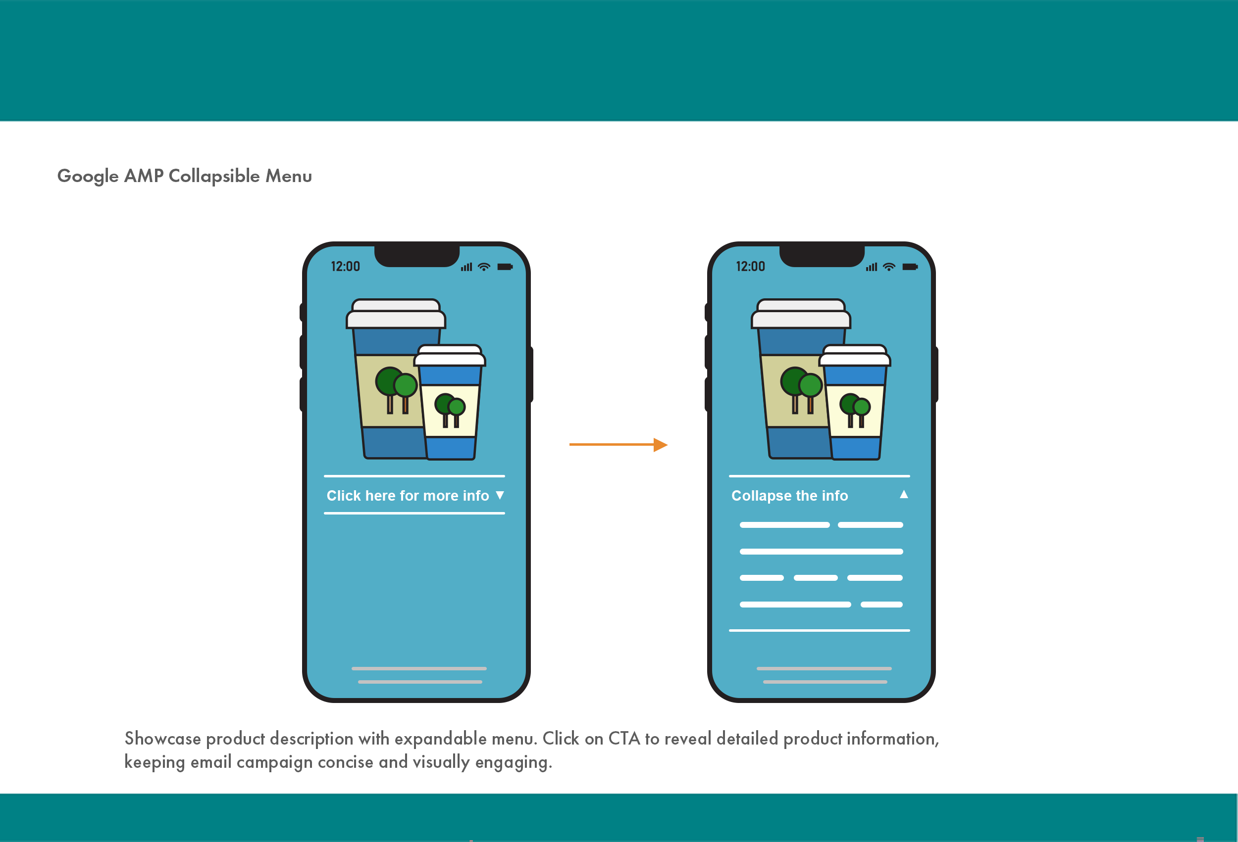 Google AMP Collapsible Menu